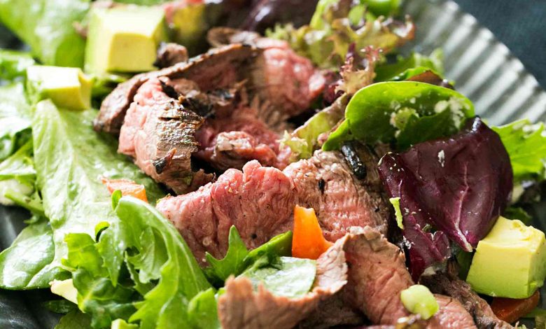 ensalada de bistec